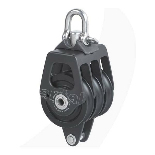 Antal Pulley Triple Block with Becket 50mm-800x800
